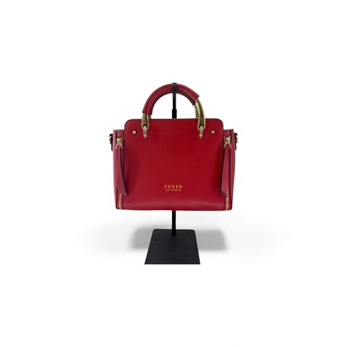 Foxer red leather top - foxer, handle