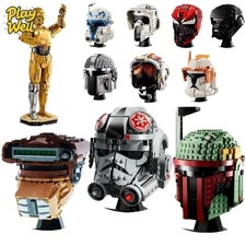 *NEW* UNBRANDED Star Wars TIE Fighter Pilot Helmet MOC building blocks