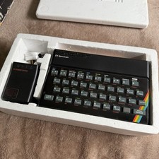 Sinclair ZX Spectrum in Original Box With Leads, Power Supply, Manuals Untested