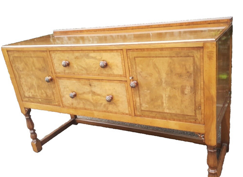 Superb walnut dresser base - superb,