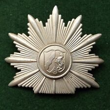 POST - WAR GERMAN POLICE SHAKO PLATE  BY ASSMAN  RHINE WESTPHALIA.