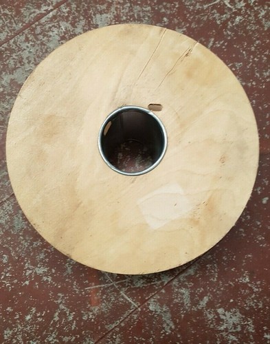Empty plywood cable reels - empty,