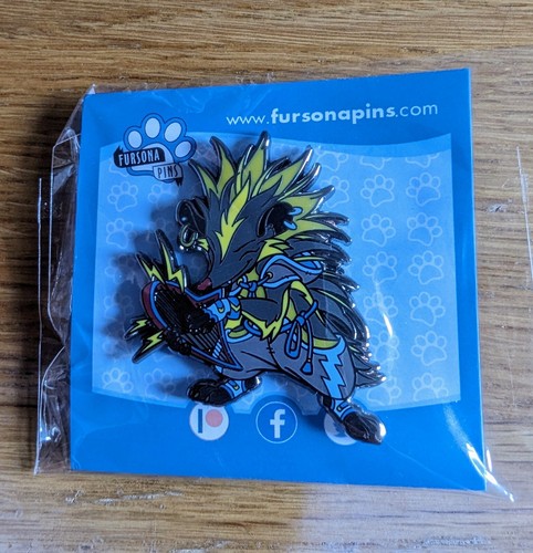 Fursona pins badge harpist - fursona,