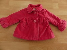 Girls Jasper Conran Junior J Coat 3-6 Months Pink Velvet