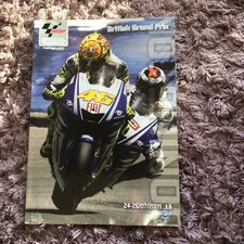 Motogp British Grand Prix Donnington  2009 Programme signed James Toseland