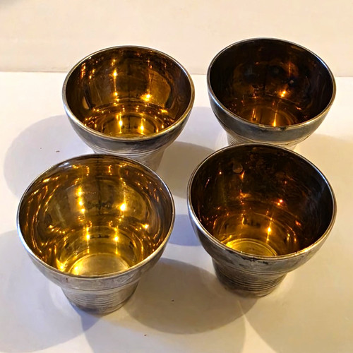Set ussr silver gold - set, 4