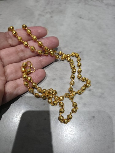 Indian gold look - look, mala