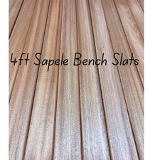 Sapele Hardwood, Bench Slats