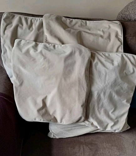 Cushions cover set 4 cream - cushions,