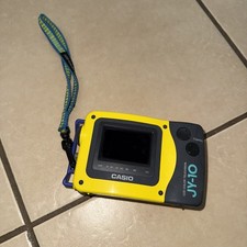 CASIO PORTABLE LCD COLOR BOXED TELEVISION JY-10 Used Switches On