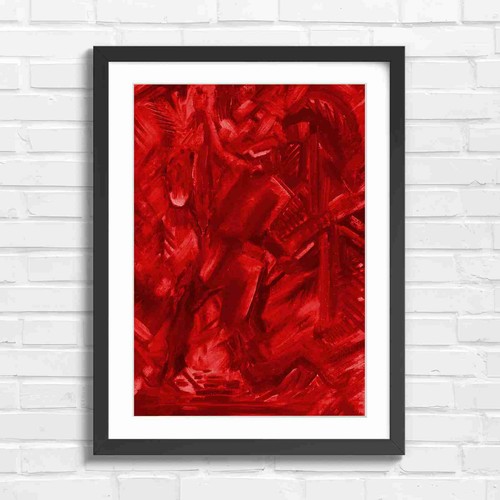 Bold abstract hunter - hunter, with