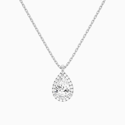 3ct pear diamond pendant - pear,