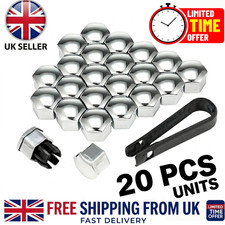 20PCS 17MM FOR ALL CAR CHROME