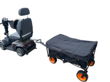 Mobility Scooter Trailer  Tow Bar/Hitch with Shopping Trolley Cart  3 Colours