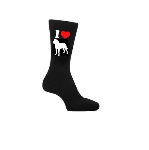 Love bullmastiff dog socks - bullmastiff,