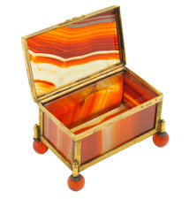 Regency Gilt Metal & Red