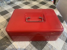  Storage Box Metal with Lock Tinplate Container Large Capacity Jewelry Chest