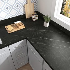 Black Marble Wallpaper Matte