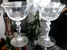 2 x Vintage Johnson Brothers Eternal Beau Champagne Cocktail Coupe Glasses
