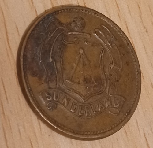 Sunderland ferry brass token - ferry,
