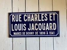 Original french vintage enamel - original,
