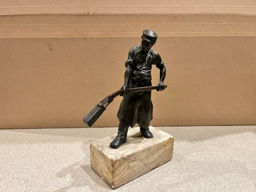 Antique bronze figure - , of