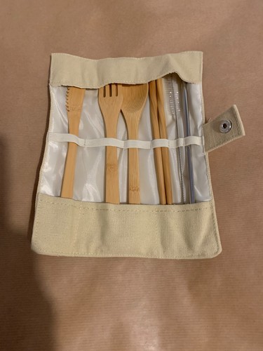 Wooden bamboo cutlery travel - wooden,