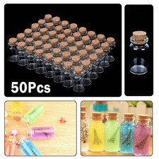 50x 5ml Mini Tiny Empty Clear