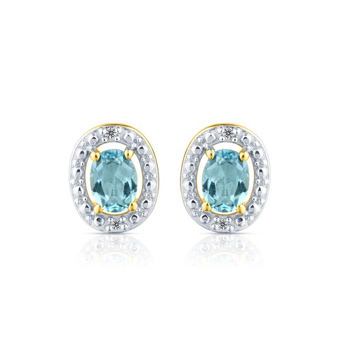 9ct yellow gold blue - gold, and