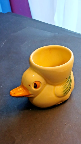 Vintage 1950s duck egg cup - 1950s,