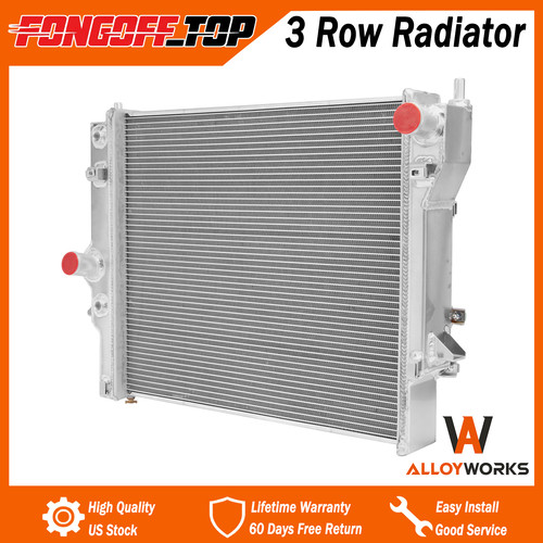 Row aluminum radiator - 3, fit