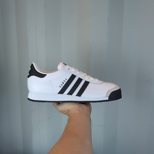 UK 10 - adidas Originals Samoa White Mens Trainers Shoes Retro 675033