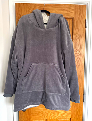 Charcoal grey oversized - grey,