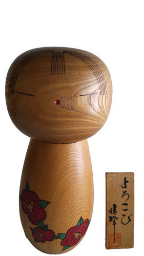 Beautiful vintage kokeshi doll - kokeshi,