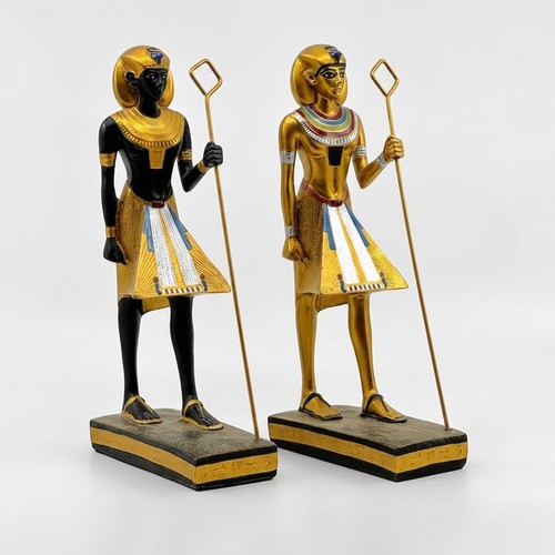 King tutankhamun statue - king,