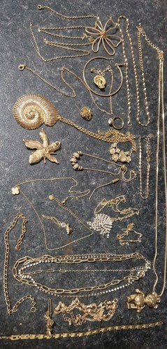Mixed gold toned costume - gold,