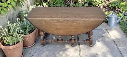 Vintage ercol solid elm gate - solid,