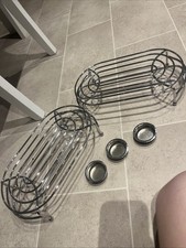 Two Silver Tea Light Food