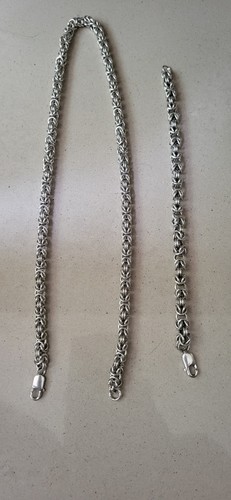 Byzantine solid silver - , chunky