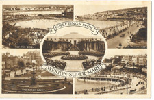 postcard - weston super mare