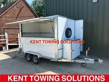 Tickners Catering / Exhibition Braked Trailer White 10 x 6 x 6.5ft + Electrics✅