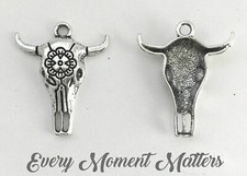 10 x Tibetan Silver COWS OX