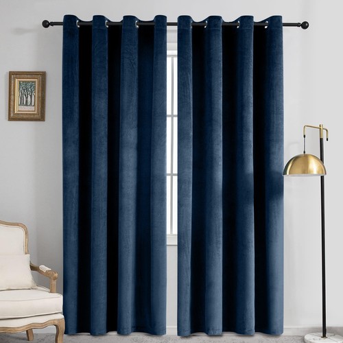 Luxury velvet curtain pair - curtain,
