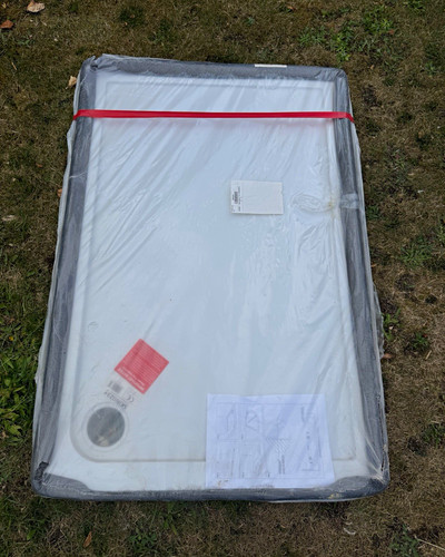White acrylic shower tray - shower, 120