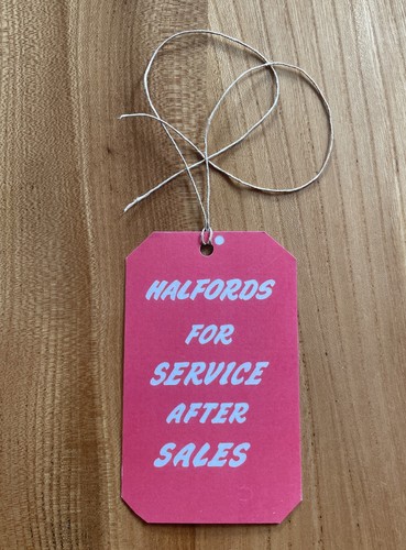 Vintage look halfords service - vintage,