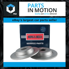 2x Brake Discs Pair Solid fits