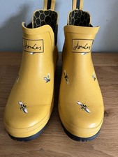 Joules Yellow Wellies Size 8
