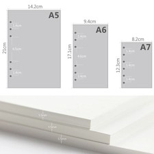 A5 A6 A7 Refill Insert Lined