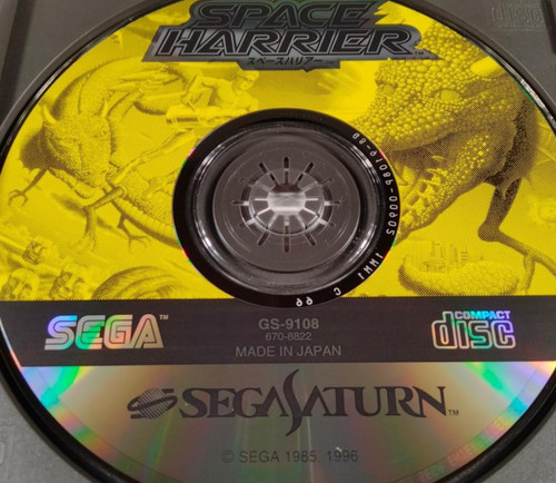 Space harrier sega saturn - harrier,