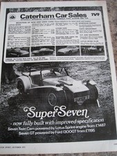 SUPER SEVEN CATERHAM CAR SALES